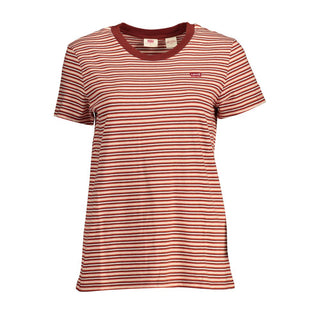 Rosso Baumwoll-Damen-T-Shirt