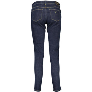 Jeans de algodón reciclado azul para mujer