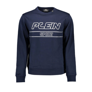 Sudadera azul de algodón para hombre