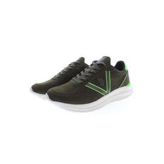 Grüner Polyester-Herren-Sneaker