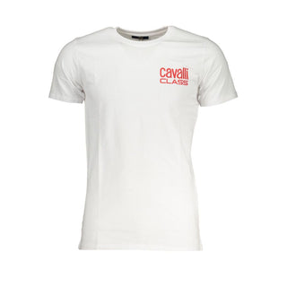Camiseta blanca de algodón para hombre