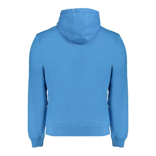 Blue Cotton Men Sweatshirt