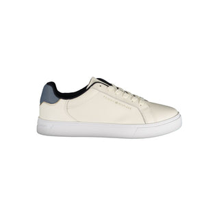 Beiger Leder-Sneaker für Damen