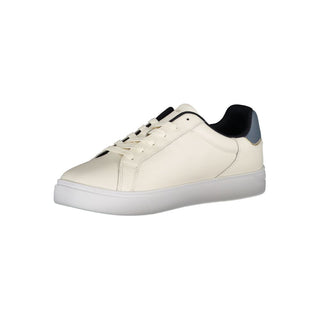Beiger Leder-Sneaker für Damen