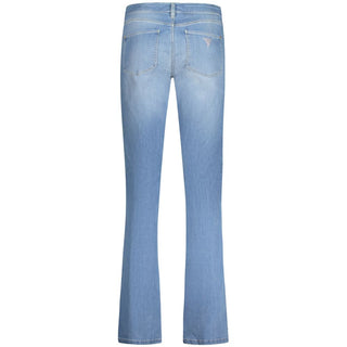 Pantalones vaqueros azules de algodón para mujer