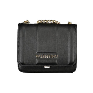 Bolso de mujer de poliuretano negro