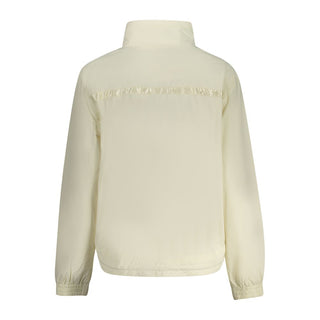 Chaqueta blanca de nylon para mujer