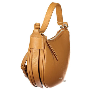Bolso de hombro de mujer de piel marrón