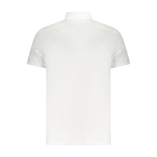 White Cotton Men Polo