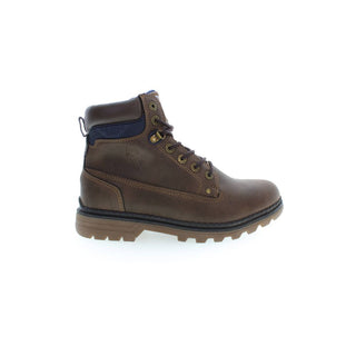 Brown Polyurethane Men's Boot