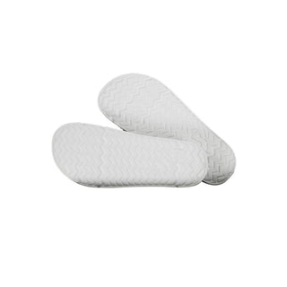 Weiße Polyurethan Damen-Pantolette
