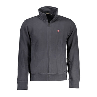 Black Cotton Men's Sweatshirt