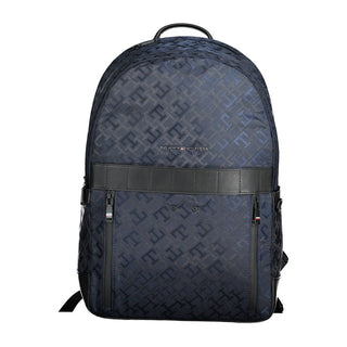 Blauer Polyester-Herrenrucksack
