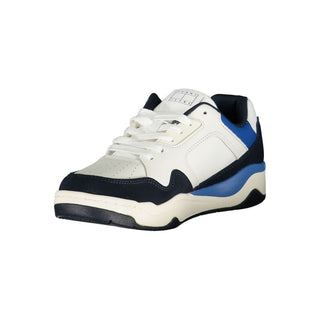 Blaue Herren-Sneaker aus Polyurethan