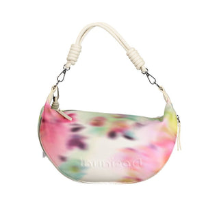 White Polyurethane Women's Handbag