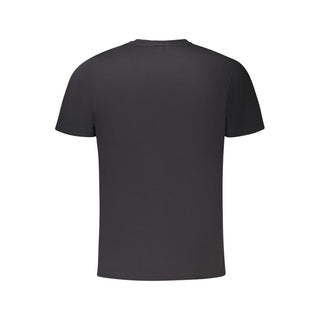 Black Cotton Men's T-Shirt