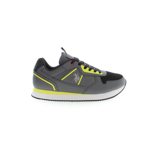 Grauer Herren-Sneaker aus Polyester