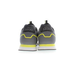 Grauer Herren-Sneaker aus Polyester