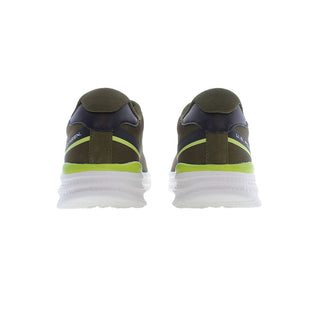 Zapatillas deportivas verdes de poliéster para hombre