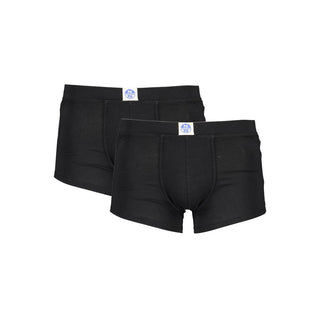Boxers de algodón negro para hombre