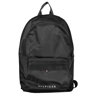 Mochila para hombre de poliéster negra