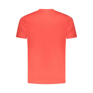 Rosso Baumwoll-Herren-T-Shirt