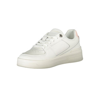 Zapatillas blancas de cuero para mujer