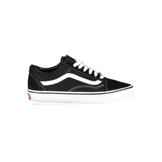 Black Polyester Men Sneaker