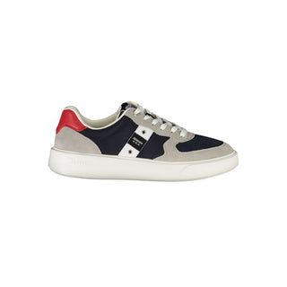 Zapatilla deportiva azul de poliuretano para hombre