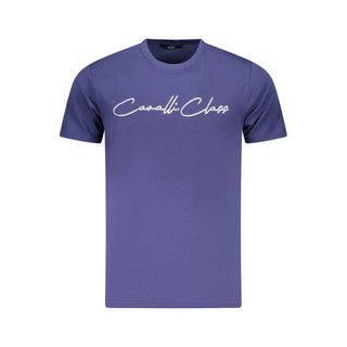 Blu Cotton Men T-Shirt