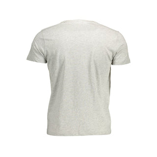 Gray Cotton Men's T-Shirt
