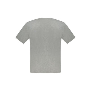 Camiseta gris de algodón para hombre