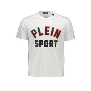 Camiseta de algodón blanca para hombre