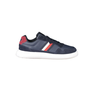 Blaue Herren-Sneaker aus Polyurethan