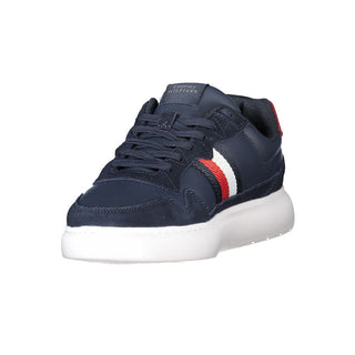 Blaue Herren-Sneaker aus Polyurethan