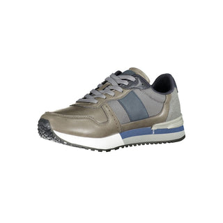 Herren-Sneaker aus braunem Polyester
