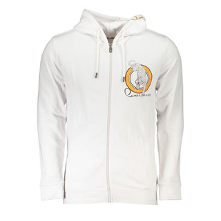 Weißes Herren-Sweatshirt aus Baumwolle