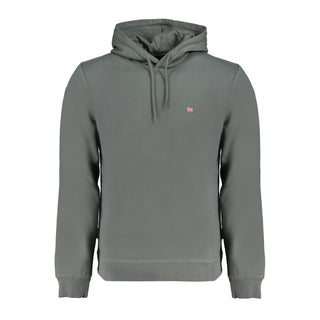 Green Cotton Men Sweater