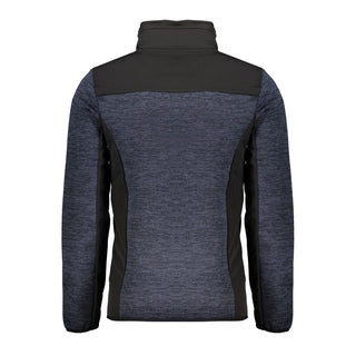 Blue Polyester Men's Jacket