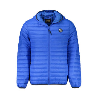 Chaqueta de hombre de poliamida azul