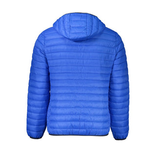 Chaqueta de hombre de poliamida azul