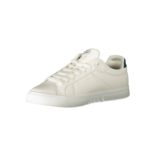 Weiße Leder-Herrensneaker