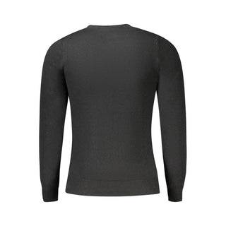 Nero Viscosa Uomo Maglia