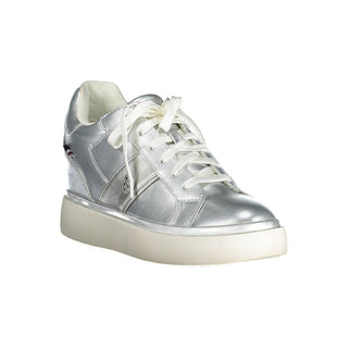 Argento Polyester Womens Sneaker