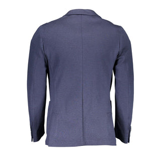 Chaqueta para hombre de algodón azul
