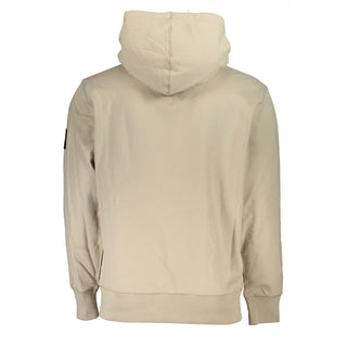 Beiges Baumwoll-Sweatshirt für Herren