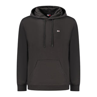 Sudadera negra de algodón para hombre
