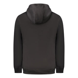 Sudadera negra de algodón para hombre