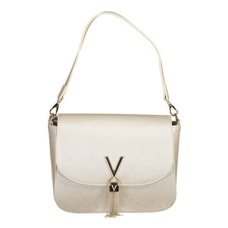 Grey Polyurethane Women's Bag