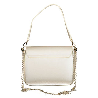 Grey Polyurethane Women's Bag